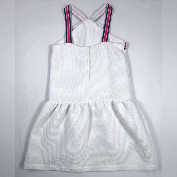 JANIE & JACK Girls Waffle Bow Dress Drop Waist Halter Tennis Sport 10 Activewear - Picture 8 of 12